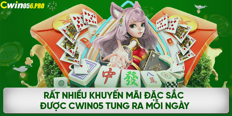 Rất nhiều khuyến mãi đặc sắc được CWIN05 tung ra mỗi ngày