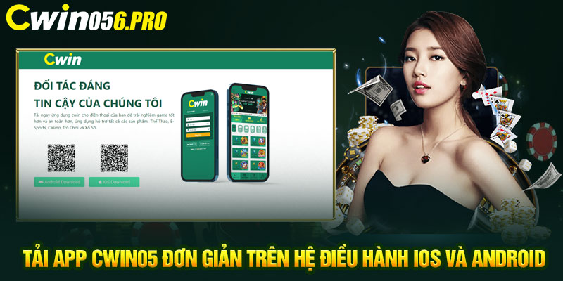 Tải APP CWIN05 đơn giản trên hệ điều hành IOS và Android